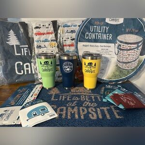 CAMCO Life is Better at the Campsite Bundle- ALL NWT!